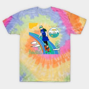 SKATEBOARD PHILIPPINES GOOD VIBES COLORFUL T-Shirt